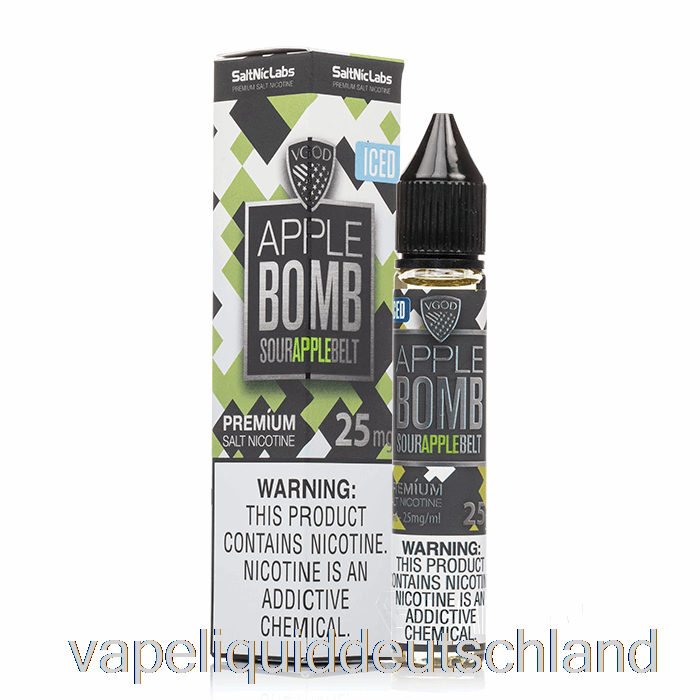 Geeiste Apfelbombe – Vgod-Salze – 30 Ml, 50 Mg Vape-Flüssigkeit